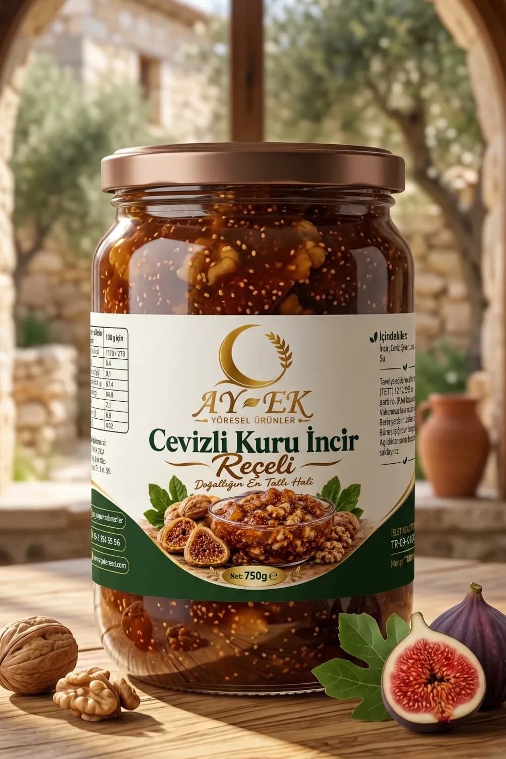 Cevizli Kuru İncir Reçeli