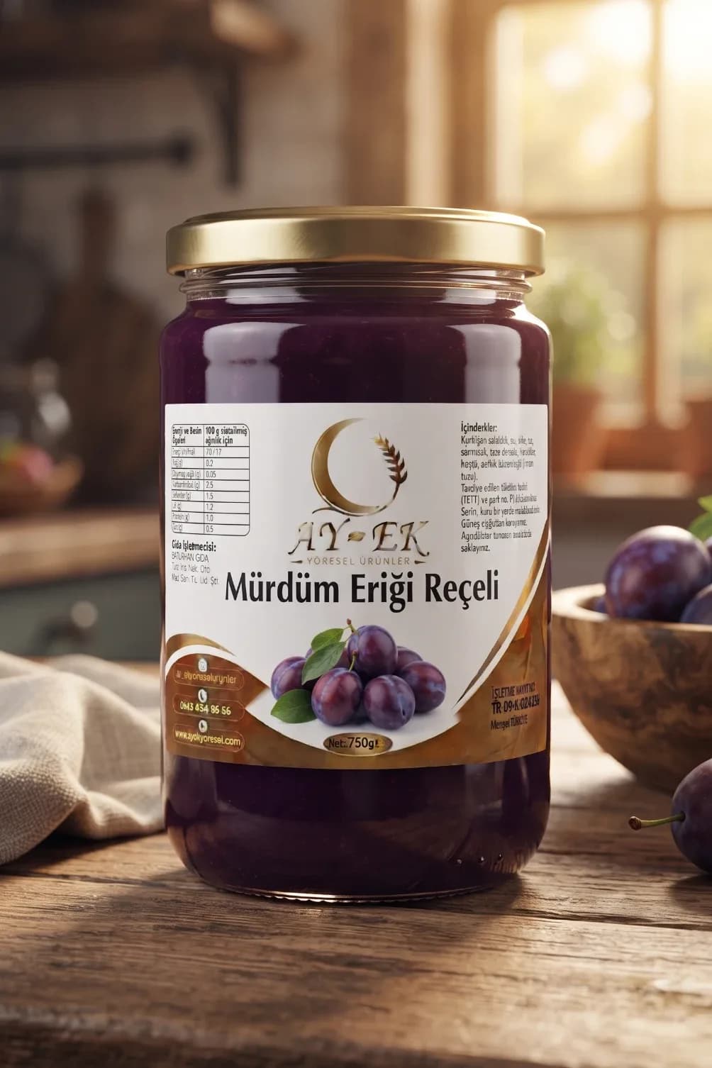 Mürdüm Eriği Reçeli