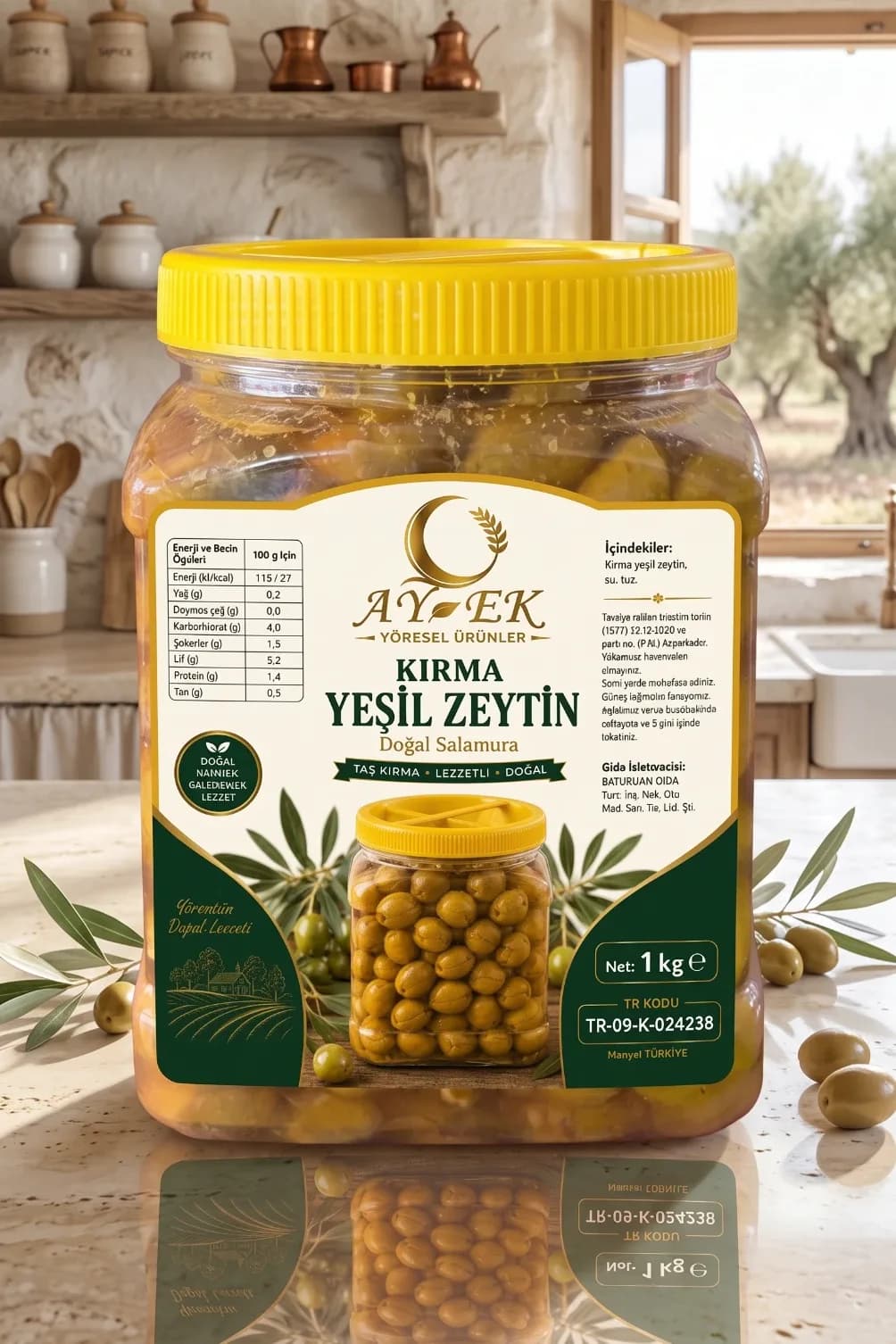 Kırma Yeşil Zeytin