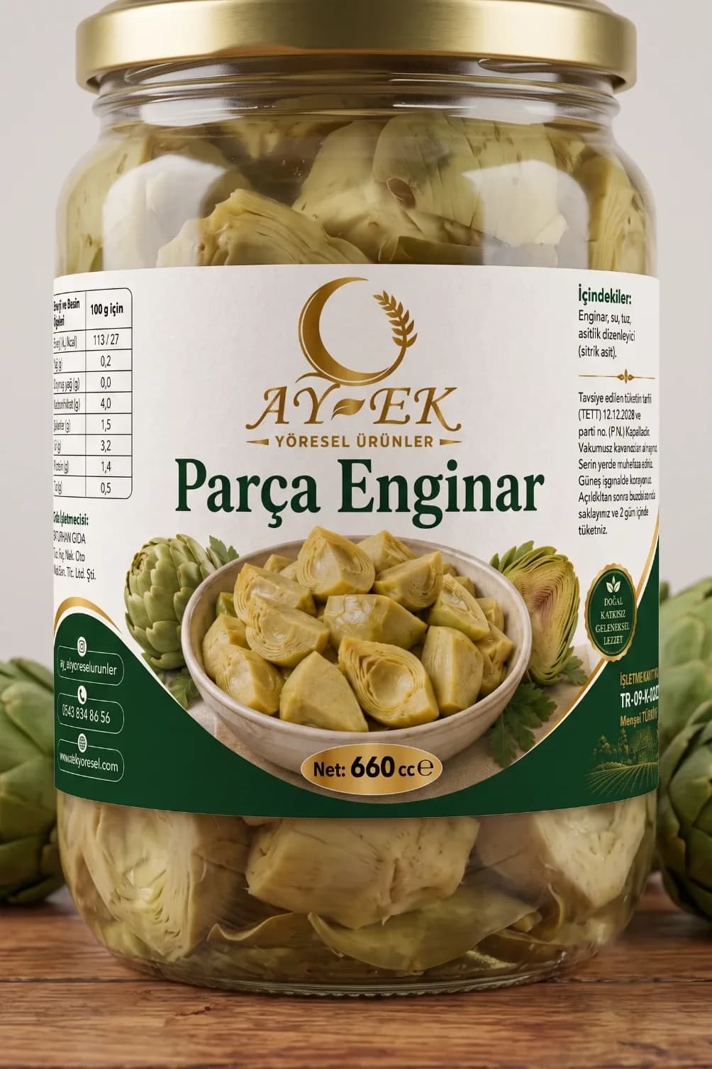 Parça Enginar 660gr