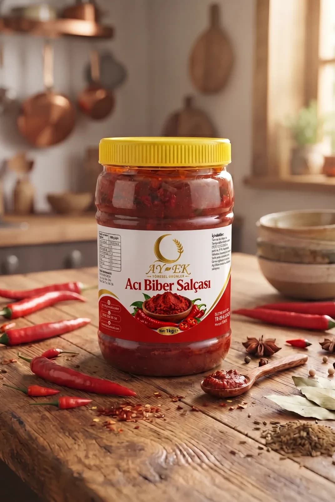 Acı Biber Salçası 1Kg